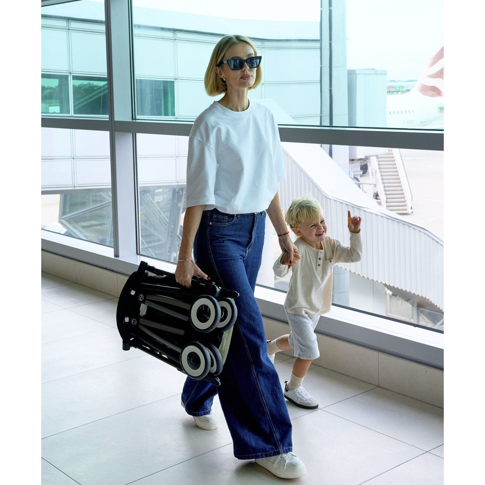 Cybex Libelle - lekki wózek spacerowy do miasta / spacerówka do samolotu • Fog Grey