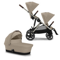 Cybex Gazelle S - wózek wielofunkcyjny 2w1 rok po roku • Almond Beige