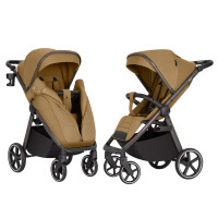 Carrello Bravo SL 2026 Deluxe CRL-5520 - прогулянкова коляска з великими колесами, всесезонний візок, захист від сповзання, ручка регулюється по висоті, зручна система складання • Copper Beige Carrello Bravo SL 2026 Deluxe CRL-5520 - прогулянкова коляска з великими колесами, всесезонний візок, захист від сповзання, ручка регулюється по висоті, зручна система складання • Copper Beige