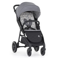 Petite Mars Royal2 - wózek spacerowy / spacerówka z gumowymi kołami • Black Ultimate Grey