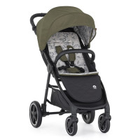 Petite Mars Royal2 - wózek spacerowy / spacerówka z gumowymi kołami • Black Mature Olive