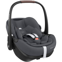 Maxi Cosi Pebble 360 Pro² i-Size - wysuwany, obrotowy, rozkładany fotelik samochodowy, nosidełko (0 - 15mc / 40 - 87cm) •  Twillic Graphite