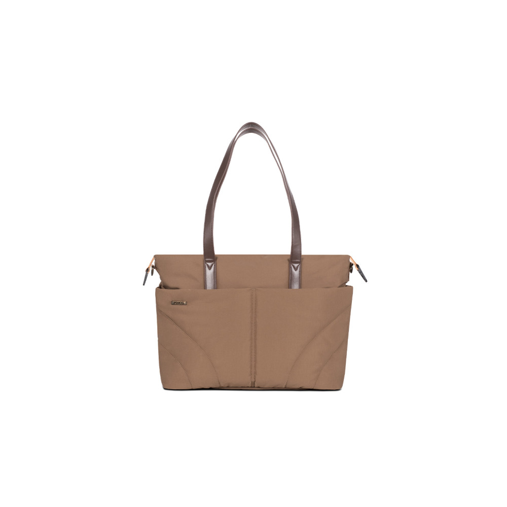 Venicci Claro 2 - lekki wózek dziecięcy 2w1 z regulacją wysokości gondoli i siedziska spacerówki • Caramel