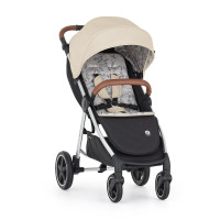 Petite Mars Royal2 - wózek spacerowy / spacerówka z gumowymi kołami • Silver Sahara Beige
