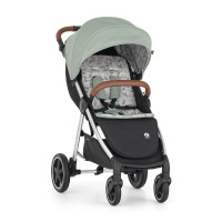 Petite Mars Royal2 - wózek spacerowy / spacerówka z gumowymi kołami • Silver Iron Green