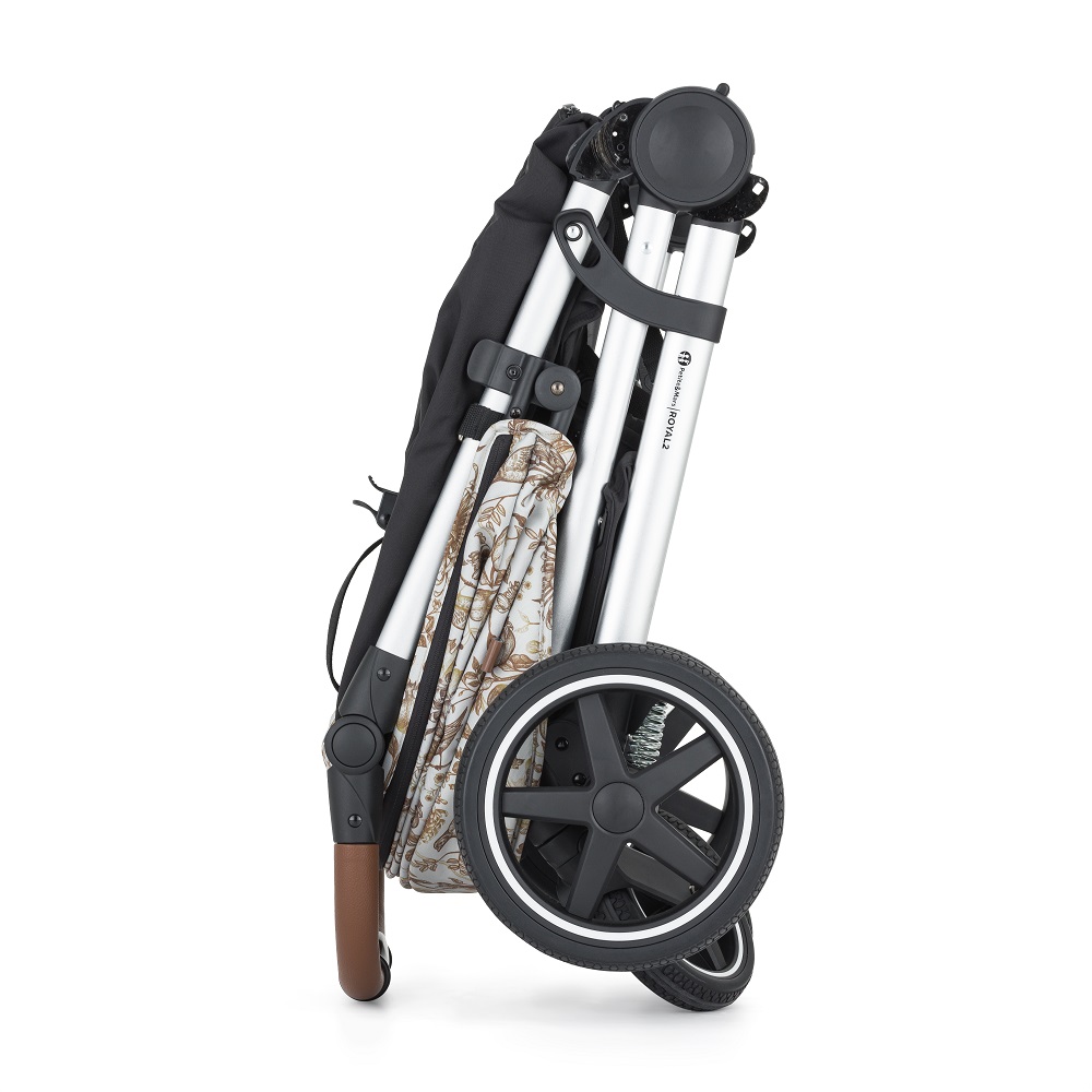 Petite Mars Royal2 - wózek spacerowy / spacerówka z gumowymi kołami • Silver Limited100 Elegant Birds