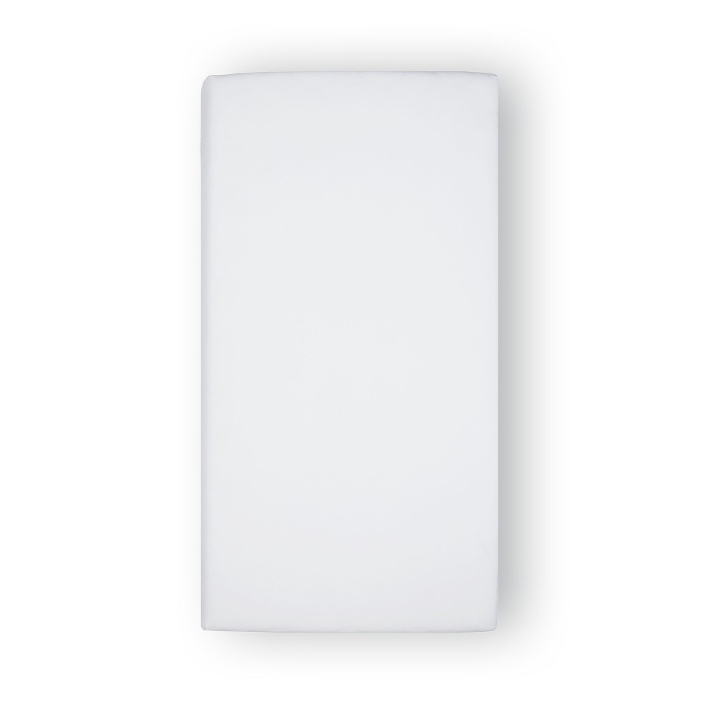 Fiki Miki - prześcieradło bambusowe z gumką do łóżeczka (120 х 60 cm) • Białe