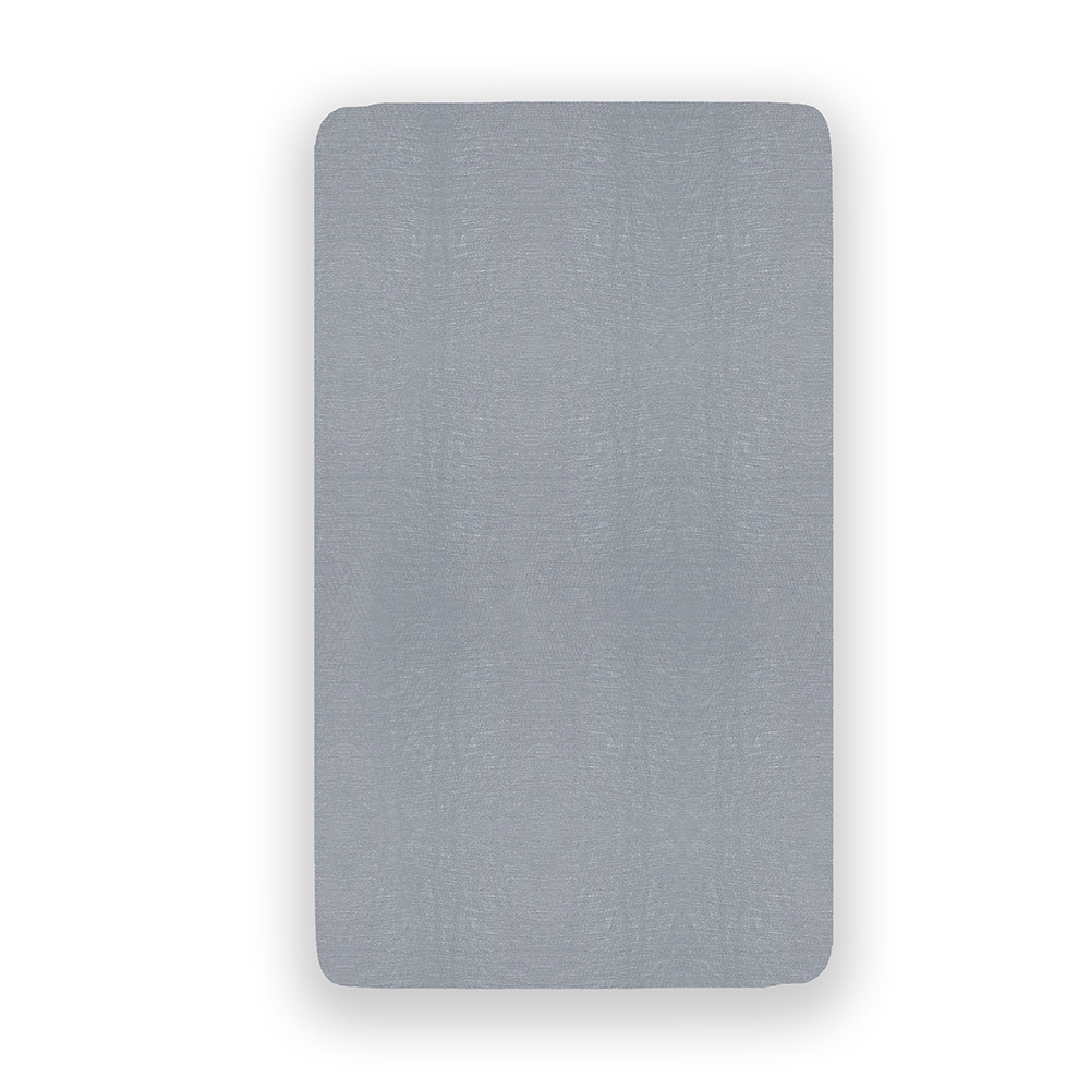 Fiki Miki - prześcieradło bambusowe z gumką do łóżeczka (120 х 60 cm) • Szare