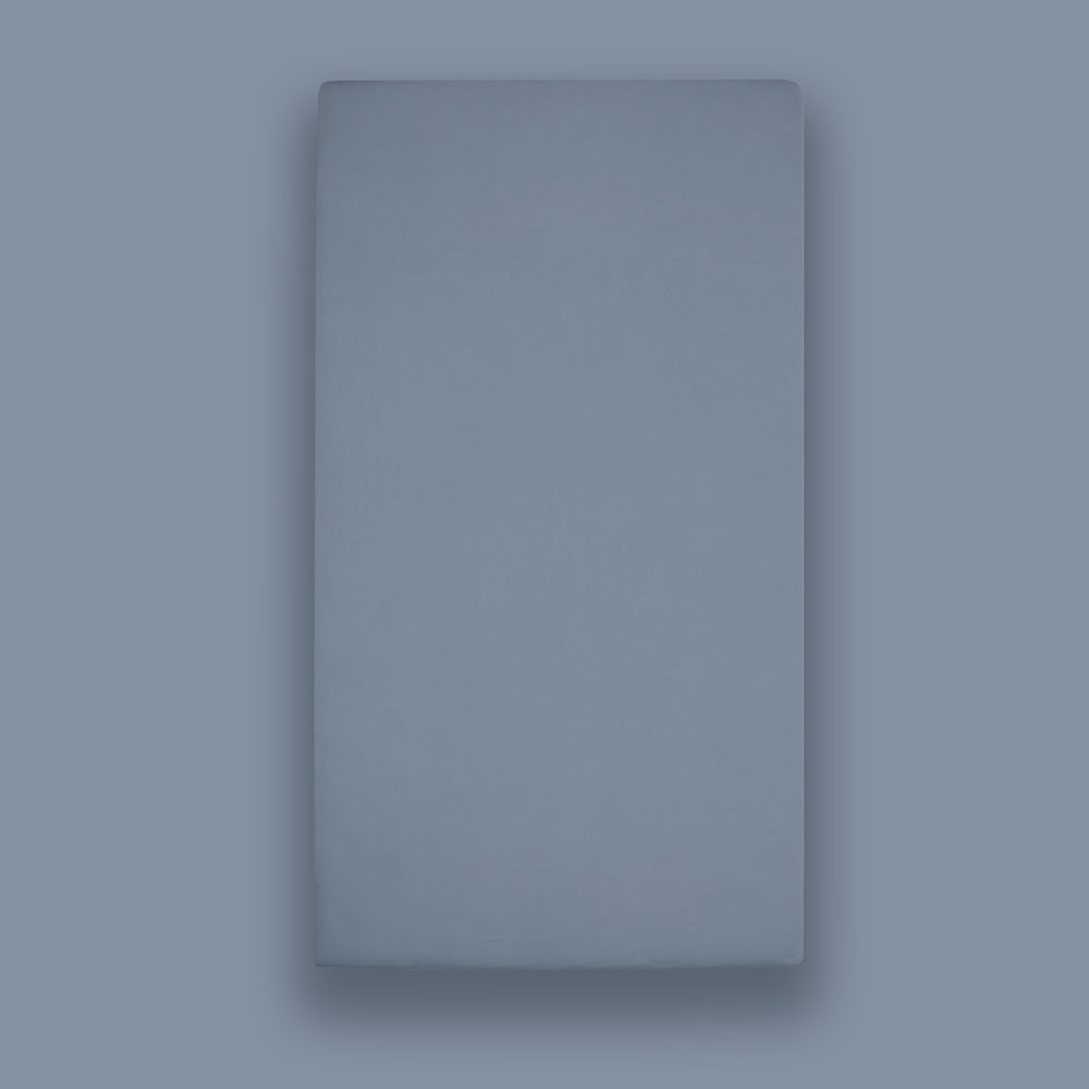 Fiki Miki - prześcieradło bambusowe z gumką do łóżeczka (120 х 60 cm) • Niebieskie