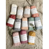 Poofi Organic Color - дитяче простирадло з органічної бавовни для ліжечка (120 х 60 см) • Pudrowy
