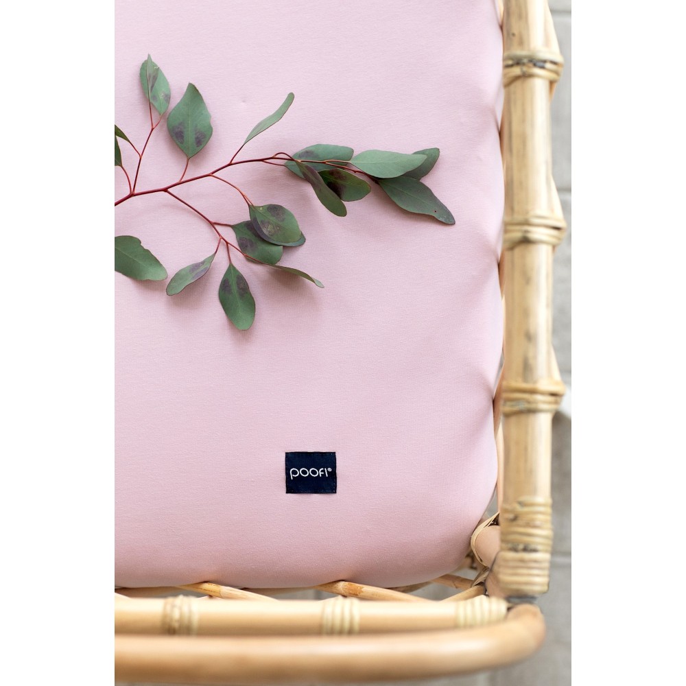 Poofi Organic Color - дитяче простирадло з органічної бавовни для ліжечка (120 х 60 см) • Piwonia