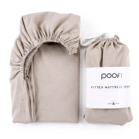 Poofi Organic Color - prześcieradło bawełna organiczna do łóżeczka (120 х 60 cm) • Nugat Poofi Organic Color - prześcieradło bawełna organiczna do łóżeczka (120 х 60 cm) • Nugat