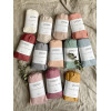 Poofi Organic Color - дитяче простирадло з органічної бавовни для ліжечка (120 х 60 см) • Bordowy