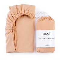 Poofi Organic Color - prześcieradło bawełna organiczna do łóżeczka (120 х 60 cm) • Morela Poofi Organic Color - prześcieradło bawełna organiczna do łóżeczka (120 х 60 cm) • Morela