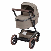 Maxi Cosi Fame - wózek wielofunkcyjny, terenowy wózek dziecięcy 2w1 (system oświetlenia LED, zintegrowany powerbank, gondola z regulacją wysokości) • Twillic Truffle