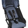 Stokke YOYO 3 - легка прогулянкова коляска, компактна коляска для літака та подорожі, білий колір рами • Niebieski Air France White