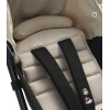 Stokke YOYO 3 - lekki wózek spacerowy, kompaktowa spacerówka do samolotu i podróży, kolor ramy biały • Bonpoint Beige White