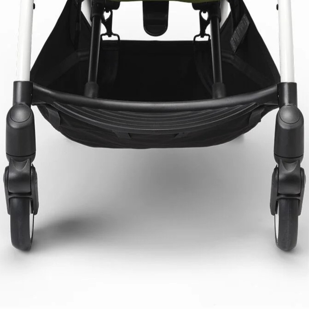 Stokke YOYO 3 - lekki wózek spacerowy, kompaktowa spacerówka do samolotu i podróży, kolor ramy biały • Bonpoint Beige White