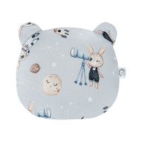 Bonjour Cherie Miś - дитяча бамбукова подушка з вушками 30x30 см • Królik Astronom