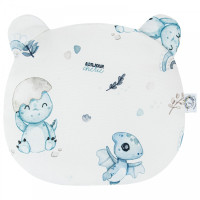 Bonjour Cherie Miś - дитяча бамбукова подушка з вушками 30x30 см • Dino Bonjour Cherie Miś - дитяча бамбукова подушка з вушками 30x30 см • Dino