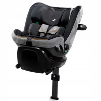 Joie i-Spin XL - obrotowy fotelik samochodowy i-Size (0 - 12 lat/ 40 - 150 cm/ 0 - 36 kg), na bazie Isofix z funkcją obrotu o 360 stopni • Carbon