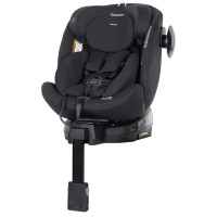 Carrello Genesis + CRL-12807  - obrotowy fotelik samochodowy i-Size (0 - 12 lat/ 40 - 150 cm), montaż tyłem i przodem do kierunku jazdy, mocowania ISOFIX, podwójną ochronę przed uderzeniami bocznymi • Absolute Black