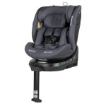 Carrello Octopus CRL-16002 - obrotowy fotelik samochodowy i-Size (0 - 12 lat / 40 - 150 cm), montaż tyłem i przodem do kierunku jazdy, mocowania ISOFIX • Deepwater Grey