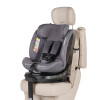 Carrello Octopus CRL-16002 - obrotowy fotelik samochodowy i-Size (0 - 12 lat / 40 - 150 cm), montaż tyłem i przodem do kierunku jazdy, mocowania ISOFIX • Seashell Grey