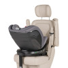 Carrello Octopus CRL-16002 - obrotowy fotelik samochodowy i-Size (0 - 12 lat / 40 - 150 cm), montaż tyłem i przodem do kierunku jazdy, mocowania ISOFIX • Seashell Grey