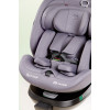 Carrello Octopus CRL-16002 - obrotowy fotelik samochodowy i-Size (0 - 12 lat / 40 - 150 cm), montaż tyłem i przodem do kierunku jazdy, mocowania ISOFIX • Seashell Grey