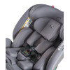 Carrello Octopus CRL-16002 - obrotowy fotelik samochodowy i-Size (0 - 12 lat / 40 - 150 cm), montaż tyłem i przodem do kierunku jazdy, mocowania ISOFIX • Seashell Grey