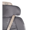 Carrello Octopus CRL-16002 - obrotowy fotelik samochodowy i-Size (0 - 12 lat / 40 - 150 cm), montaż tyłem i przodem do kierunku jazdy, mocowania ISOFIX • Seashell Grey