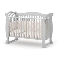 Veres LD19 - łóżeczko dziecięce z opuszczanym bokiem i gryzakiem (120x60 cm) • Graphite