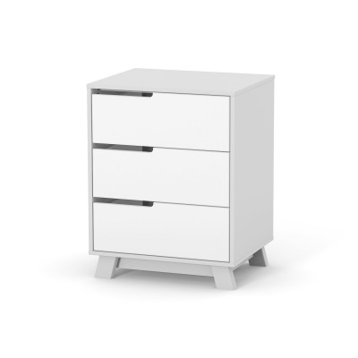 Veres Manhattan 600 - komoda dziecięca (60 cm) • White Grey