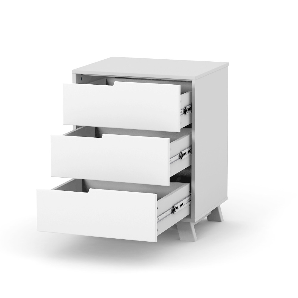 Veres Manhattan 600 - дитячий комод (60 см) • White Grey