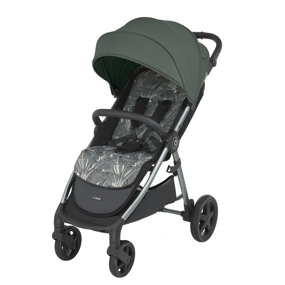 Espiro Wave - stylowy wózek spacerowy / kompaktowa spacerówka • 304 Green Day