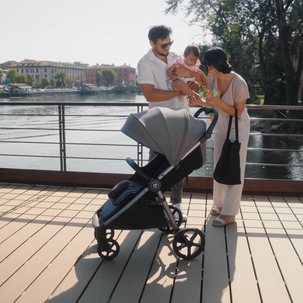 Espiro Wave - stylowy wózek spacerowy / kompaktowa spacerówka • 304 Green Day