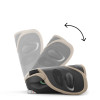 Cybex Solution G2 - składany, lekki fotelik samochodowy (3 - 12lat / 100 - 150cm) • Plus Almond Beige