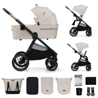 Kinderkraft Nea 2 - wielofunkcyjny wózek dziecięcy 2w1 • Soft Beige Kinderkraft Nea 2 - wielofunkcyjny wózek dziecięcy 2w1 • Soft Beige
