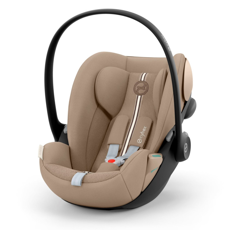 Cybex Cloud G i-Size - rozkładany, obrotowy fotelik samochodowy dla niemowląt, nosidełko (40 - 87 cm) • Almond Beige Plus