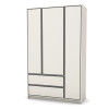 Veres Bern 1270 - дитяча шафа з ящиками, тридверна • Cashmere Veres Bern 1270 - дитяча шафа з ящиками, тридверна • Cashmere