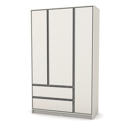 Veres Bern 1270 - дитяча шафа з ящиками, тридверна • Cashmere Veres Bern 1270 - дитяча шафа з ящиками, тридверна • Cashmere