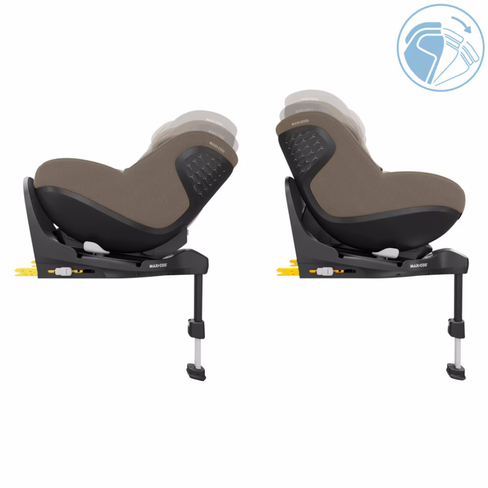 Maxi Cosi Pearl 360 Pro - висувне, поворотне дитяче автокрісло (3міс - 4 роки / 61 - 105см) • Authentic Truffle