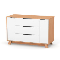 Veres Manhattan 1200 - komoda dziecięca (120 cm) • White Natural