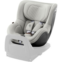 Britax Romer Dualfix 5Z - obrotowy fotelik samochodowy (3m - 4lat / 61 - 105cm) łączy się z bazą Vario Base 5Z • LUX Linen Grey