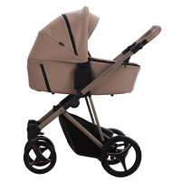 Bebetto Pelpasso PRO - дитяча коляска 2в1, з екошкіри • PRO 01 Kaszmir