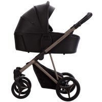 Bebetto Pelpasso PRO - wózek dziecięcy 2w1, z tapicerką z ekoskóry • PRO 03 Kaszmir