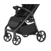 Carrello Bravo Carbon CRL-5530 - wózek spacerowy całoroczny, spacerówka na każdy teren z lampką LED (rączka teleskopowa) • Deep Black