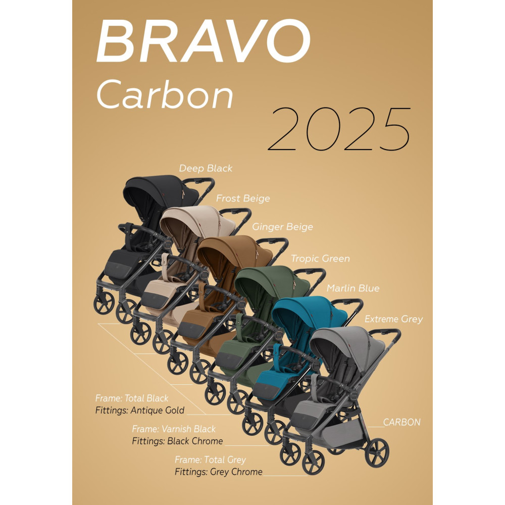 Carrello Bravo Carbon CRL-5530 - wózek spacerowy całoroczny, spacerówka na każdy teren z lampką LED (rączka teleskopowa) • Deep Black Carrello Bravo Carbon CRL-5530 - wózek spacerowy całoroczny, spacerówka na każdy teren z lampką LED (rączka teleskopowa) • Deep Black