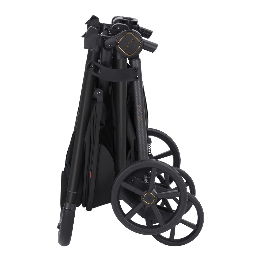 Carrello Bravo Carbon CRL-5530 - wózek spacerowy całoroczny, spacerówka na każdy teren z lampką LED (rączka teleskopowa) • Deep Black Carrello Bravo Carbon CRL-5530 - wózek spacerowy całoroczny, spacerówka na każdy teren z lampką LED (rączka teleskopowa) • Deep Black
